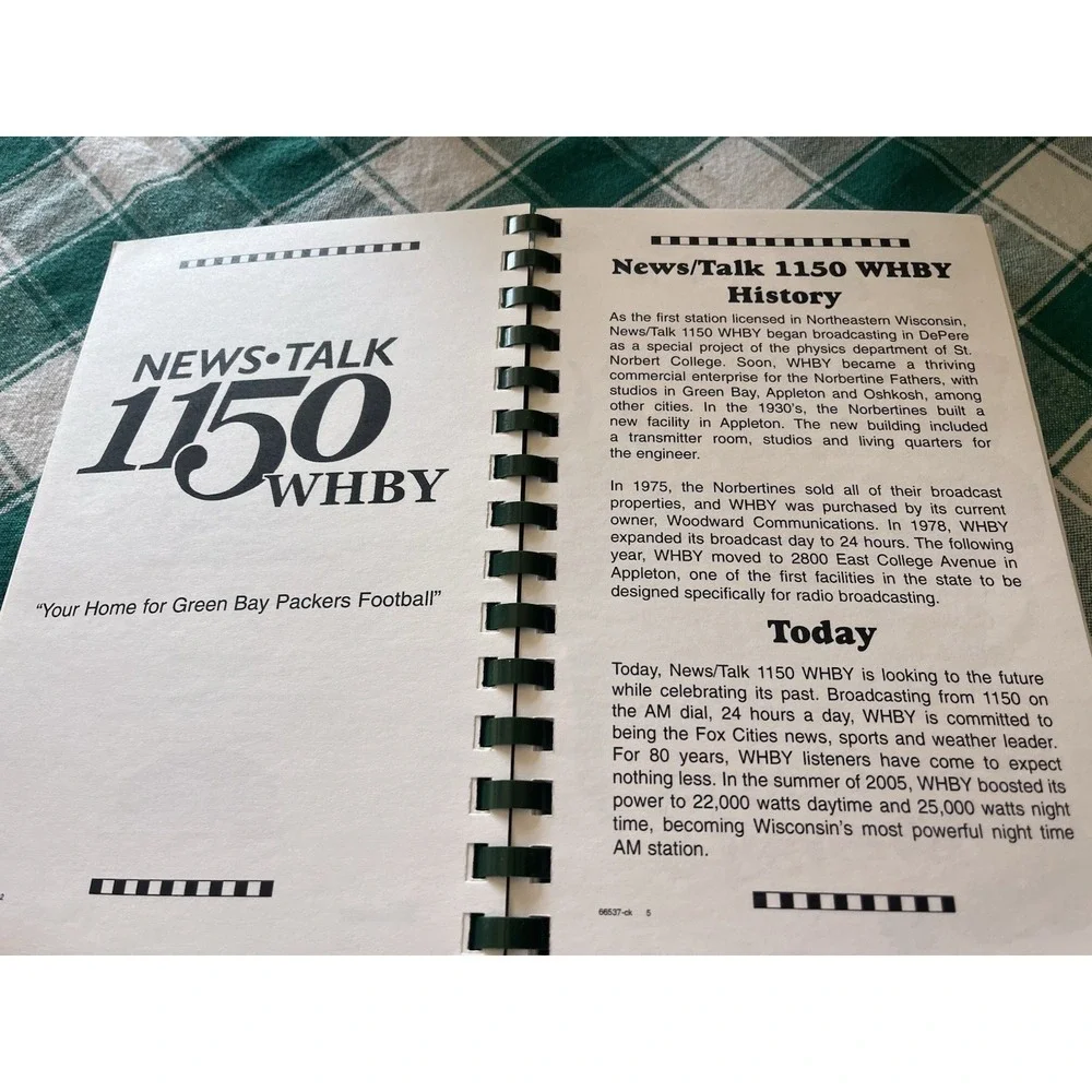Good Neighbor Cookbook Appleton Wisconsin News Talk 1150 WHBY Radio Spiral Bound